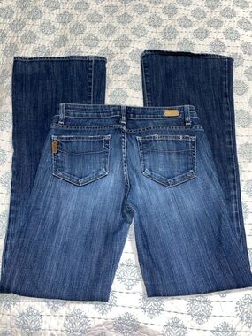 Paige Robertson mid-rise relaxed wide leg Denim Jeans nice condition size 27